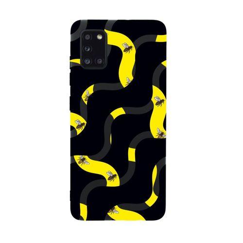 Samsung A31 Wavy Bee Premium Silikonlu Telefon Kılıfı
