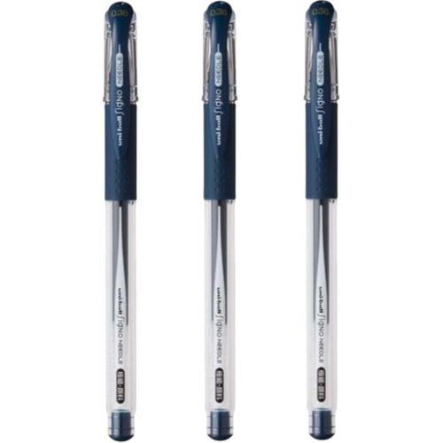 UNİBALL SİGNO NEEDLE ( 0.38 ) İĞNE UÇLU JEL KALEM MAVİSİYAH ( Üç Adet )