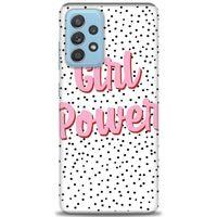 Samsung Galaxy A52 Kılıf HD Baskılı Kılıf - Girl Power + Tam Ekran Koruyucu