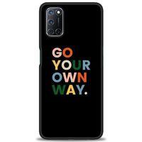 Oppo A92 Kılıf HD Baskılı Kılıf - Go Your + Tam Ekran Koruyucu