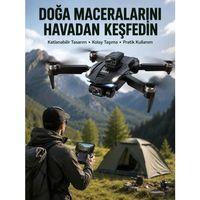 Canlı Görüntü Aktarımlı Çift Kameralı Uzaktan Kumandalı Drone