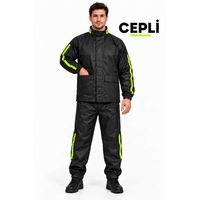 Erkek Motorcu Yağmurluk Su Gecirmez Cepli Yağmurluk Takım