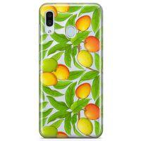 Samsung Galaxy A40 Kılıf Mango Çiçekleri Arka Kapak Koruma Desenli Full Koruyucu