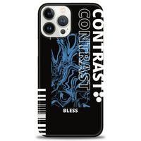 iPhone 13 Pro Max Kılıf HD Baskılı Kılıf - Contrast + Tam Ekran Koruyucu