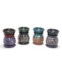 Obsidian Taşı Buhurdanlık Model 4