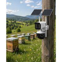 Güneş Enerjili Çiftlik Kamerası 9mp 4g Sım Kartlı Solar Güvenlik Kamerası 2 Yıl Garantili