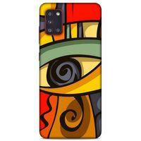 Lopard Samsung Galaxy A31 Uyumlu Kılıf Soyut Sanat (7) Baskılı Telefon Kılıfı