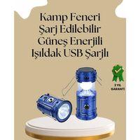 Güneş Enerjili Katlanabilir Kamp Feneri – Usb Şarjlı, Hafif Ve Çok Fonksiyonlu