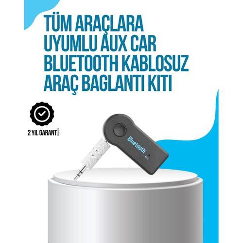 Araç İçi Bluetooth Aux Müzik Ve Telefon Görüşmesi Adaptörü