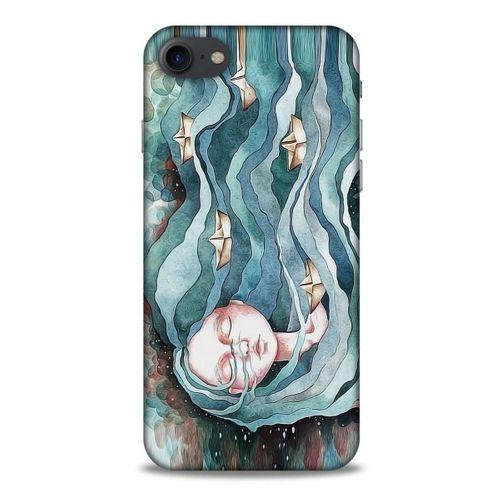 Apple Iphone 7 Kılıf Depresyon (45) Liquid Air Kılıf Bordo Gri