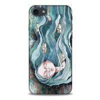 Apple Iphone 7 Kılıf Depresyon (45) Liquid Air Kılıf Bordo Gri