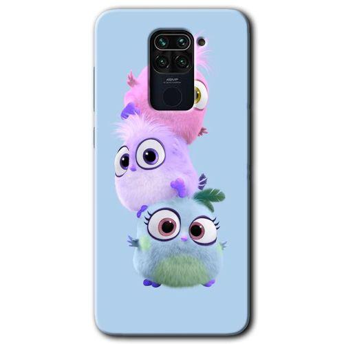 MRCİLETİSİM Xiaomi Redmi Note 9 Kılıf Baskılı Kapak - Puffy + 5D Tam Kaplayan Cam