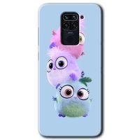 MRCİLETİSİM Xiaomi Redmi Note 9 Kılıf Baskılı Kapak - Puffy + 5D Tam Kaplayan Cam