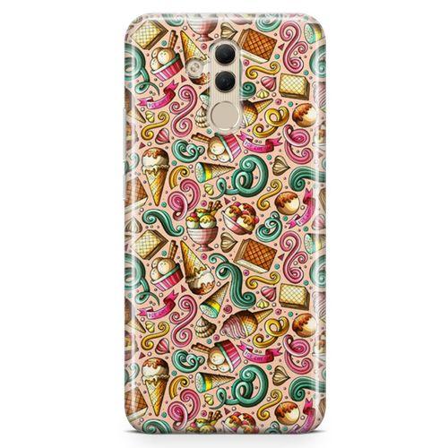 Huawei Mate 20 Lite Kılıf Gelato Dondurma Arka Kapak Koruma Desenli Full Koruyucu