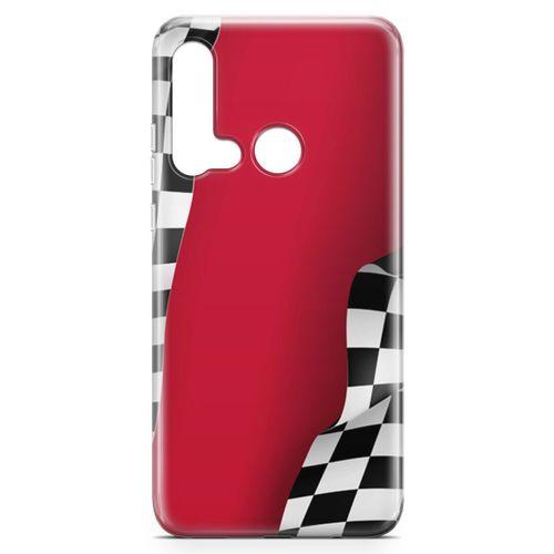 Huawei P20 Lite 2019 Kılıf Formula 1 Arka Kapak Koruma Desenli Full Koruyucu