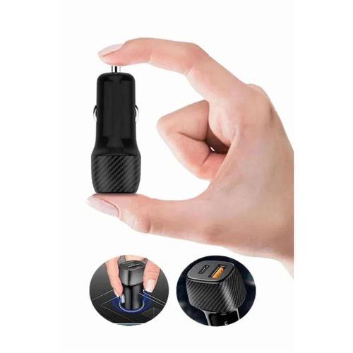 Hızlı Oto Şarj Cihazı 38w Çift Girişli Hızlı Şarj Oto Çakmaklık Type-c