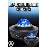 Projektör Yıldız Gece Lambası Disko Topu Bluetooth Bağlantılı Taşınabilir Şarjlı