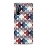 Huawei P Smart 2021 Uyumlu Kılıf Romans (7) Telefon Kılıfı Bordo Mavi