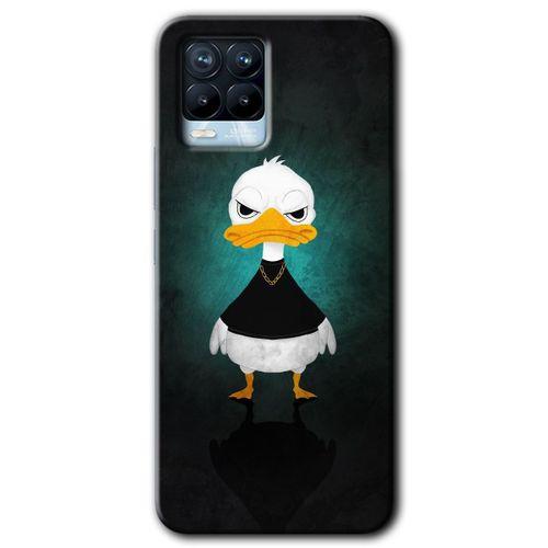 Realme 8 Kılıf Baskılı Kapak - Angry Duck +Tam Kaplayan Mat Seramik