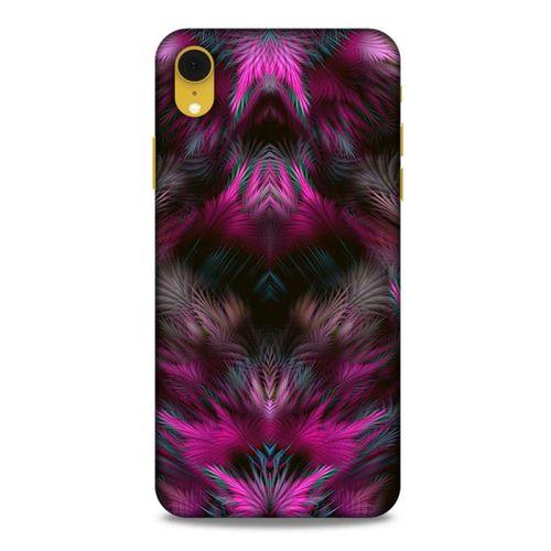 Apple iPhone XR Kılıf Desenli Özel Seri Tüyler (40) Fit Silikon Kılıf