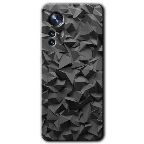 MRCİLETİSİM Xiaomi Mi 12 Kılıf HD Desen Baskılı Arka Kapak + Temperli Cam - Dark Broke