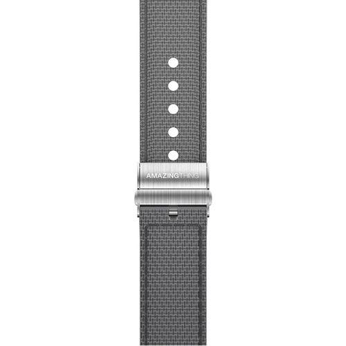Apple Watch 10 42mm Amazingthing Titan Swift Deri Dokulu Silikon Kordon