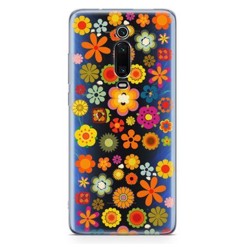 Xiaomi Redmi K20 Kılıf Papatya Bahçesi Arka Kapak Koruma Desenli Full Koruyucu