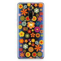 Xiaomi Redmi K20 Kılıf Papatya Bahçesi Arka Kapak Koruma Desenli Full Koruyucu