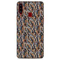 Kamuflaj 36 Samsung Galaxy A20s Kılıf Silikon Kapak