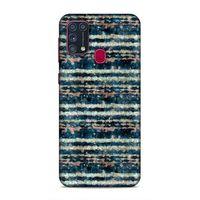 Samsung Galaxy M31 Uyumlu Kılıf Utopia (47) Crystal Flex Kılıf Zig Zag
