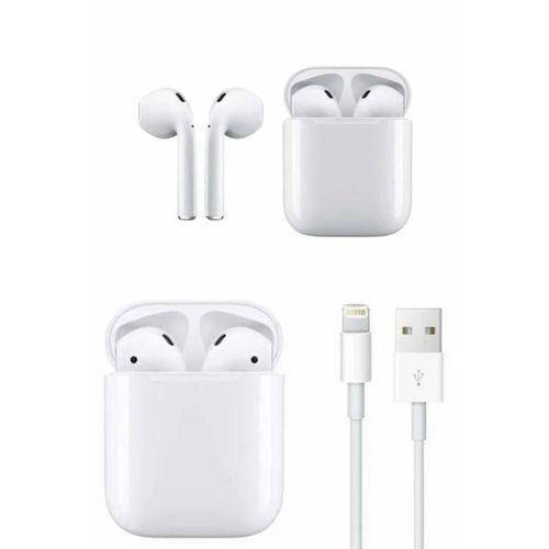 2025 Model Çağrı Cevaplayabilen Bluetooth Kulaklık Beyaz Dokunmatik Kontrol