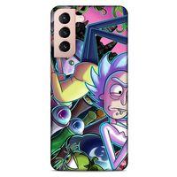 Samsung Galaxy S21 Uyumlu Kılıf Rick And Morty (40) Fit Silikon Kılıf Rick D. Sanchez