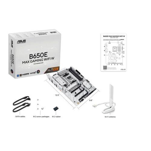 ASUS B650E MAX GAMING WIFI W BEYAZ DDR5 ANAKART