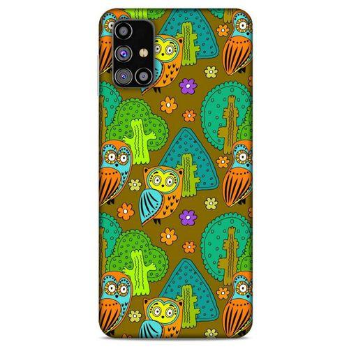 Baykuşlar (45) Desenli Silikon Kapak Telefon Kabı Samsung Galaxy M31s Kılıf