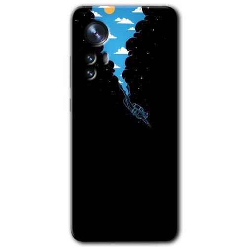 Xiaomi Mi 12 Kılıf HD Desen Baskılı Arka Kapak - Derinlere Yolculuk + Kırılmaz Cam