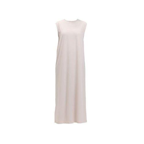 Defile İçlik Sade Basic Kolsuz Elbise - 06041.023 - Krem