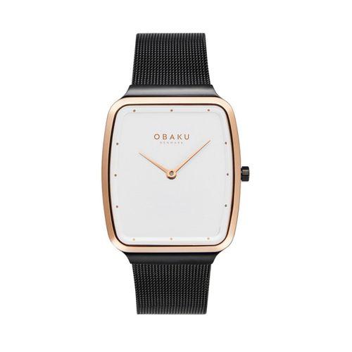 Obaku Denmark V267GXMIMB Quartz Hasır Kristal Cam 34 mm Erkek Kol Saati