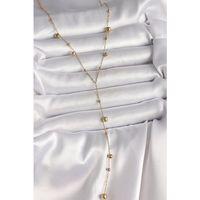 316L Çelik Gold Renk Topçuklu Model Kadın Y Kolye