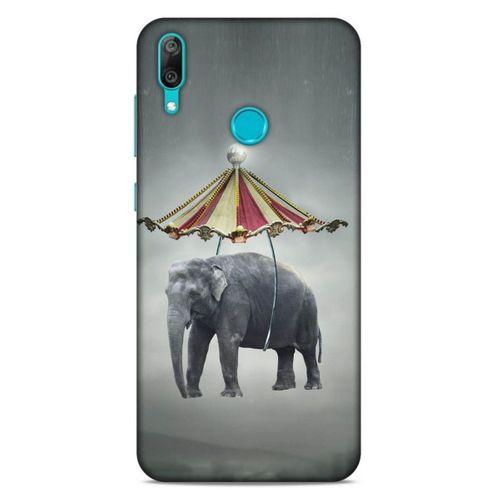 Lopard Huawei Y7 2019 Uyumlu Kılıf Manipülasyon ☻ (15) Antişok Kılıf Baskılı