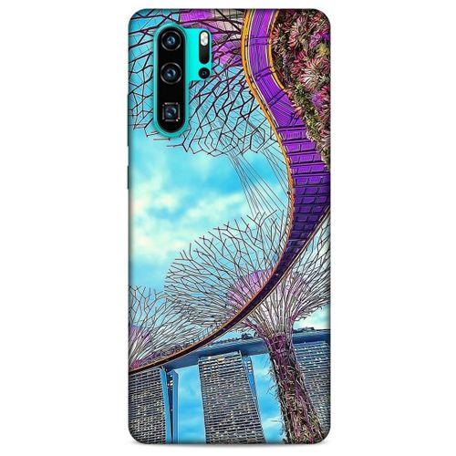 Huawei P30 Pro Kılıf Dünya Mimarisi (41) Tank Kılıf Best Gardens Singapur