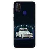 Lopard Samsung Galaxy M21 Uyumlu Kılıf PickUpX (12) Koruyucu Silikon Su Yeşili