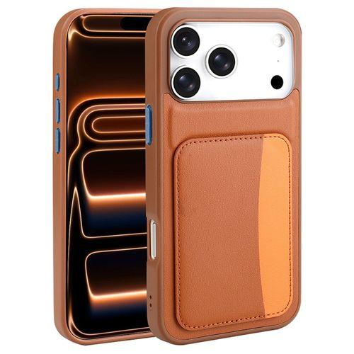 Apple iPhone 17 Pro Max Kılıf Kartlıklı Zore X-Kart Silikon Kapak