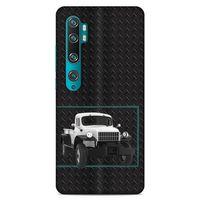 Lopard Xiaomi Mi Note 10 Uyumlu Kılıf PickUpX (13) Silikon Kap Siyah Beyaz