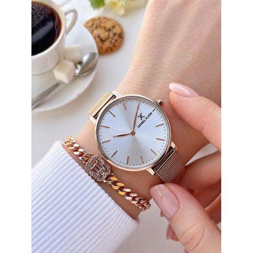 Daniel Klein 2 Yıl Garantili Hasır Çelik Kordon 3 Atm Suya Dayanıklı Kadın Kol Saati HS12809.4