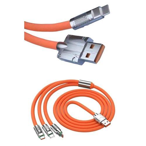 Android Ve İos Uyumlu 180 Derece Type-c Şarj Kablosu