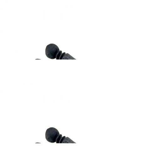 Antika Tarz Dekoratif Pirinç Misket Pencere Kolu - 165x32 Mm, Oksit