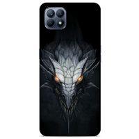 Huawei P40 Lite Kılıf Dragons (13) Silikon Kap Gri Ejderha