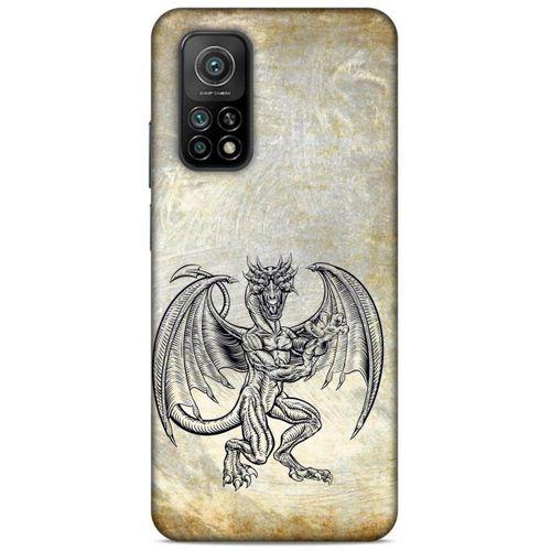 Lopard Xiaomi Mi 10T 5G Uyumlu Kılıf Tattoo's (30) Silicone Case Şeytan Ejderha