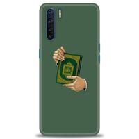 Oppo A91 / Reno 3 Kılıf HD Baskılı Kılıf - Warning + Tam Ekran Koruyucu