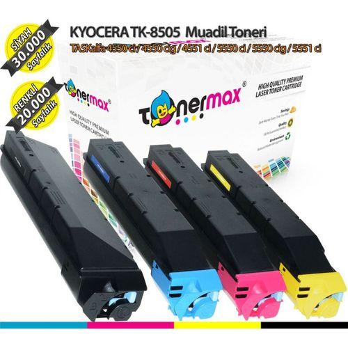Kyocera TK-8505 Set Muadil Toner / TaskAlfa 4550 / 4551 / 5550 / 5551